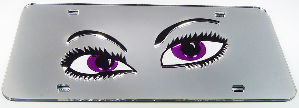 Eyes - purple/silver