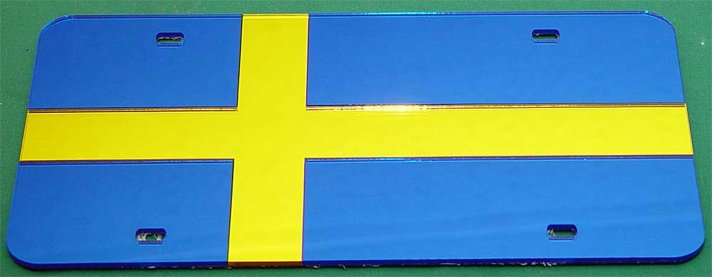 Black License Plate Frame "SCUBA DIVING INSTRUCTOR" With Flags - Front Or Rear